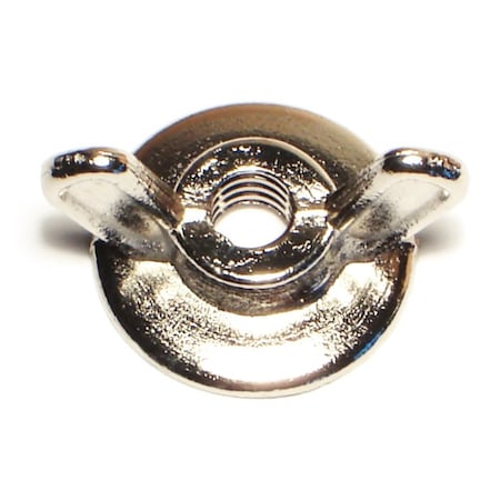 Midwest Fastener Wing Nut, 1/4"-20, Zinc Alloy, Zinc Plated, 100 PK 09875